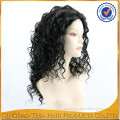 Factory wholsale cheap heat resistant fiber curly synthetic hair wigs for black women